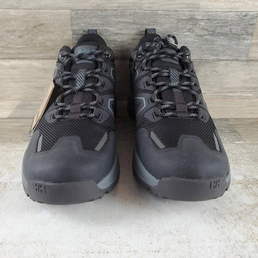 Helly Hansen Cascade Low HT Mens Hiking Boots Sz 11.5 Black Charcoal Waterproof